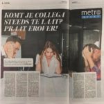 collega steeds te laat